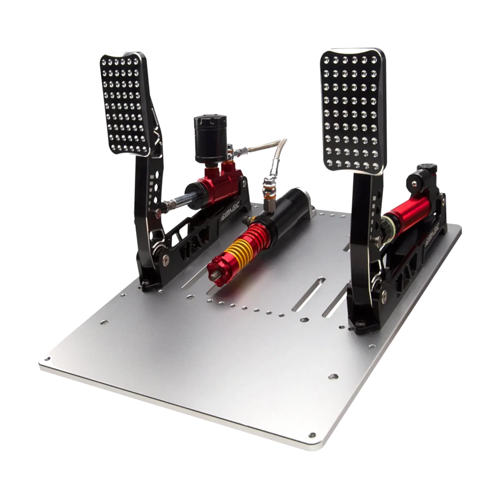 Simagic P2000 version 2 pédales — frein et accélérateur hydrauliques