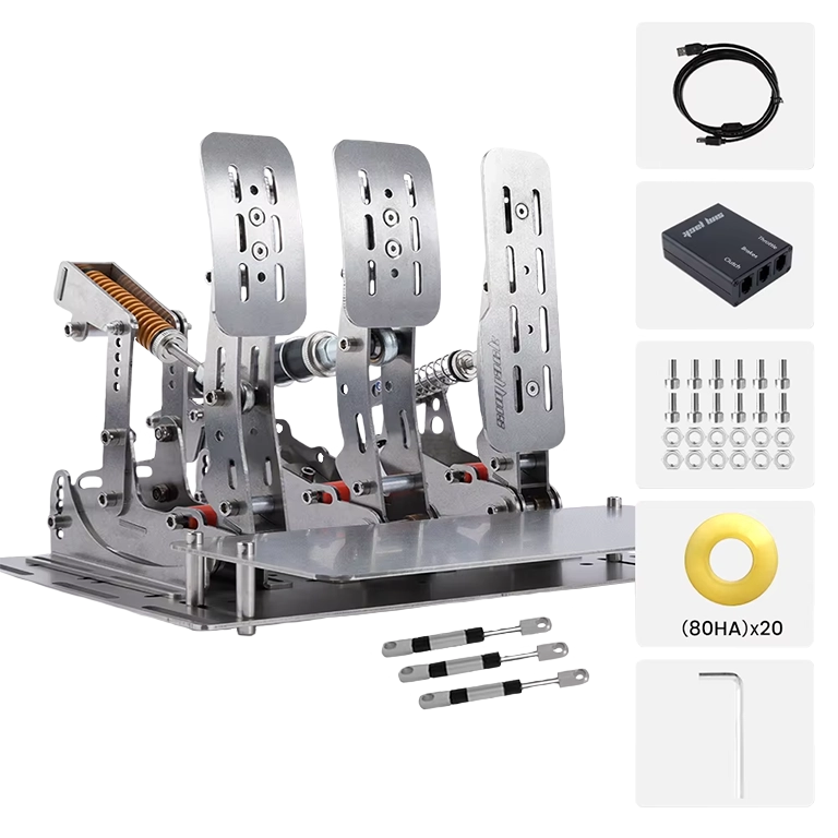 Vue de base du SimJack Pro avec les accessoires fournis