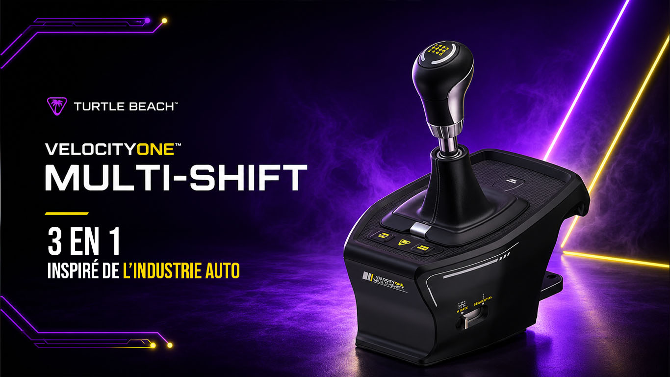 Turtle Beach Multishift : le shifter 3-en-1 à moins de 130 €