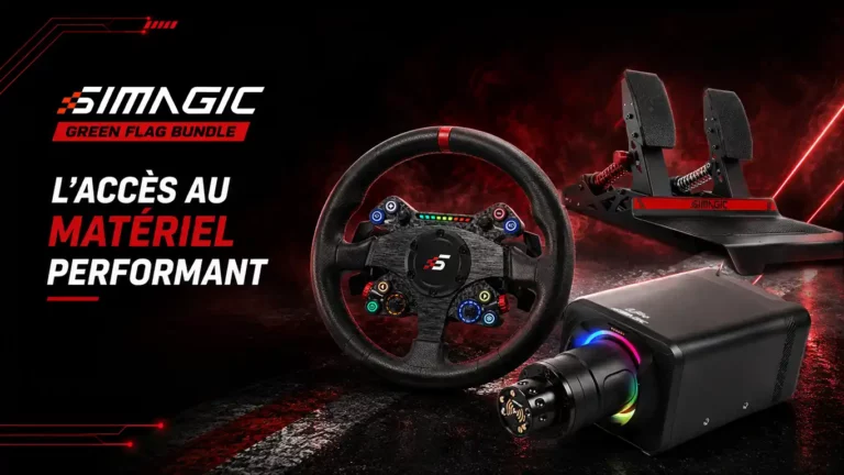 Simagic Green Flag Bundle : le milieu de gamme sous pression